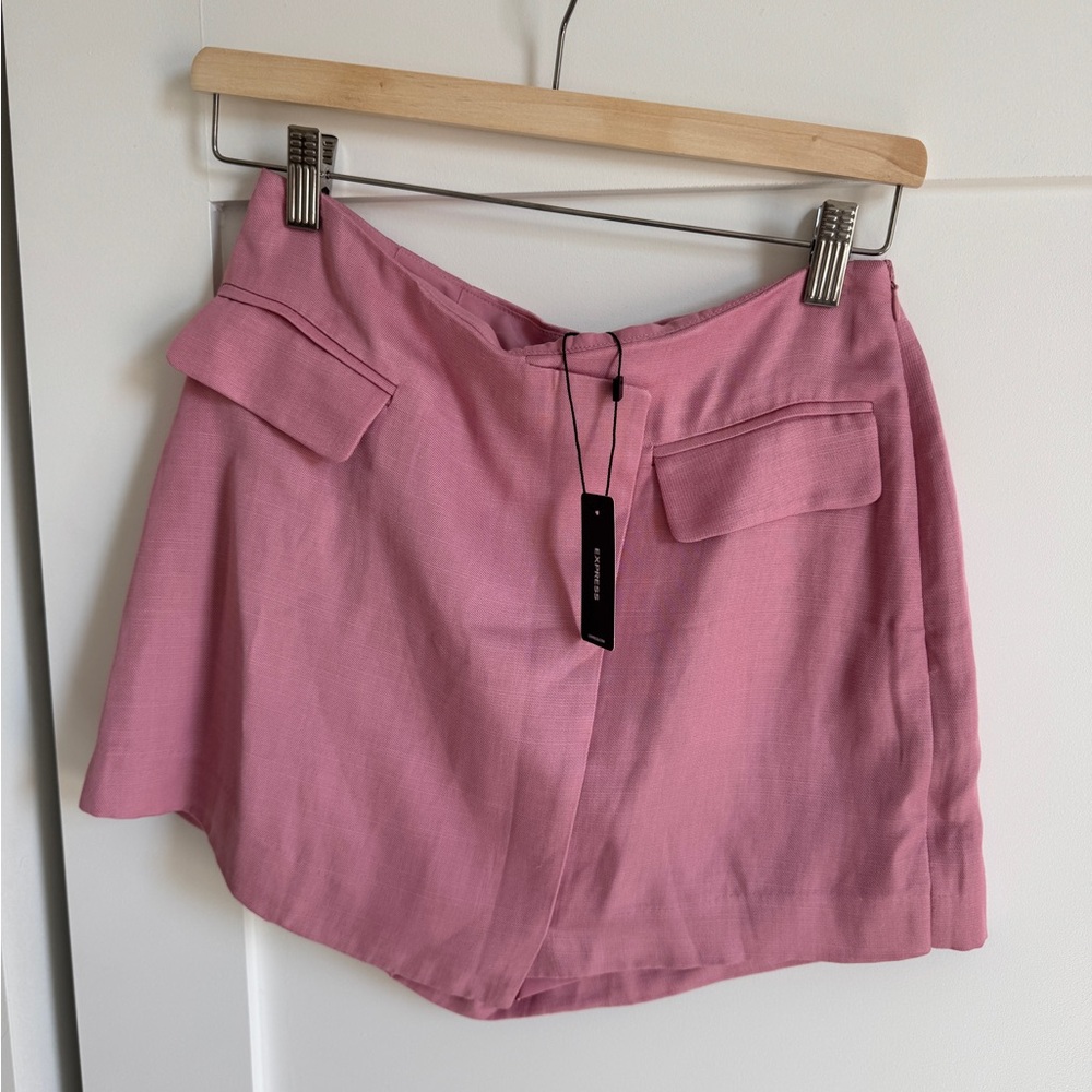 Express pink Mini Skort with Pockets
